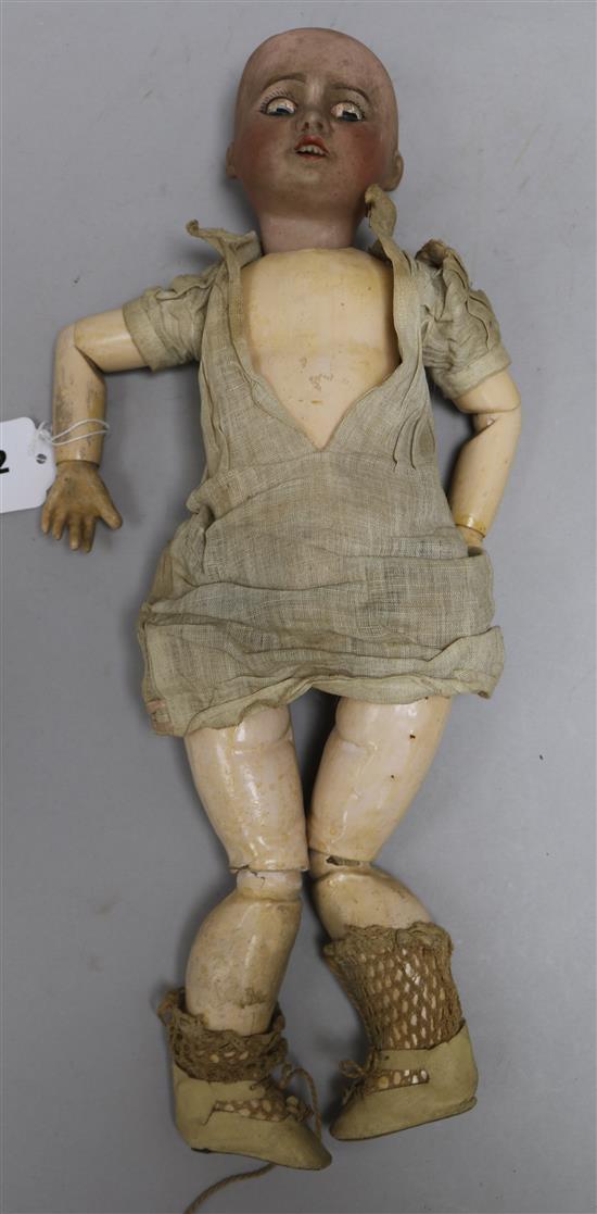 An SFBJ bisque head doll 40cm.